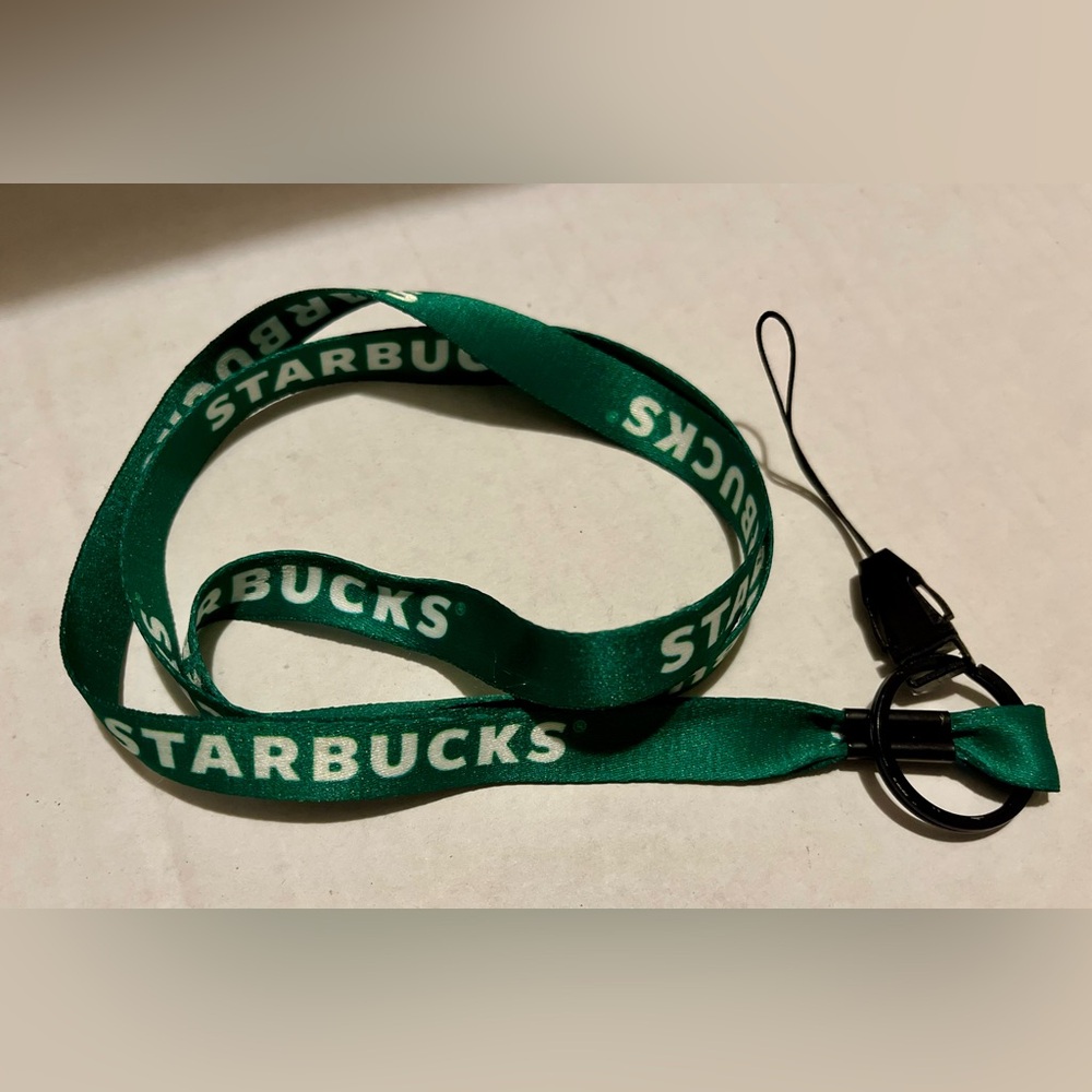 Starbucks Green Lanyard